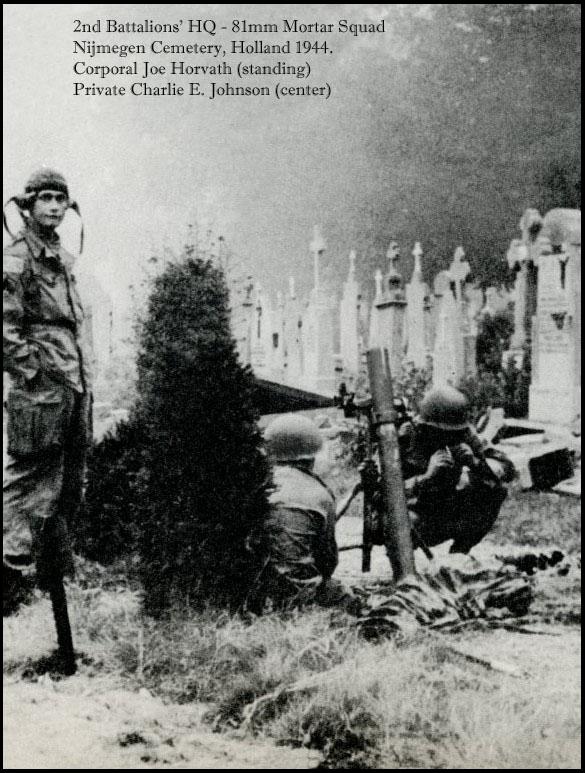 2HHC Mortar Squad - Nijmegen Cemetery, Holland 1944